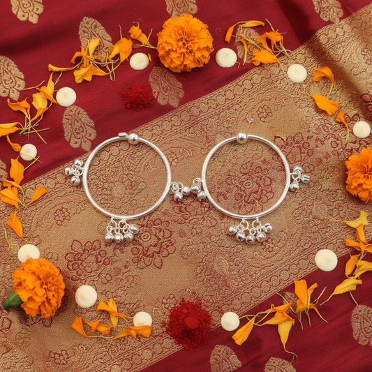 Silver Baby Bangles – Flat Lay Cultural Context