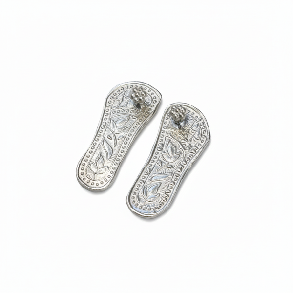 Silver Charan Paduka 