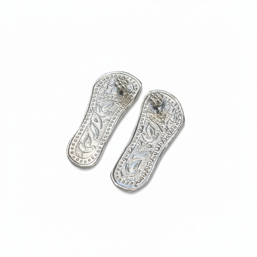 Silver Charan Paduka 