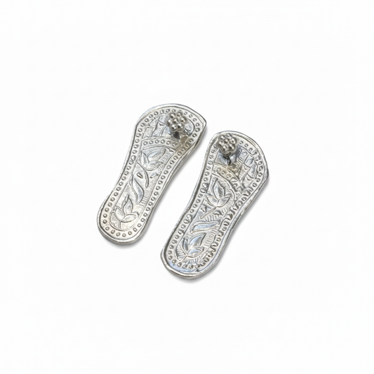 Silver Charan Paduka 