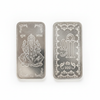 Silver Ganesh Coin - White Background