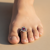 Silver Toe Ring Lifestyle Shot