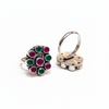 Silver Toe Rings - Pattern 1 White Background