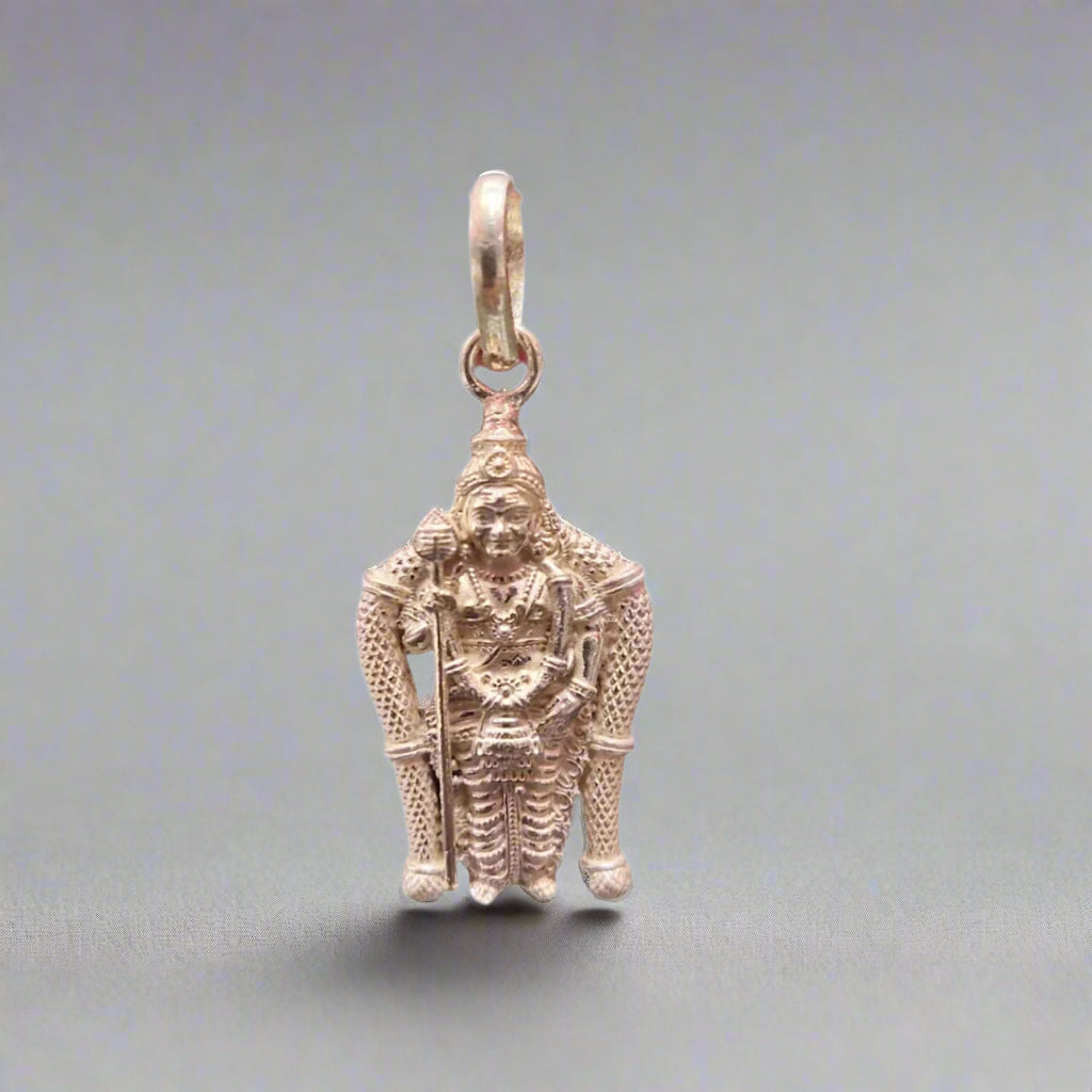 silver murugan swami locket