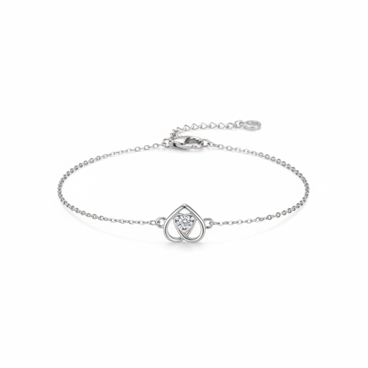 Sparkling Silver - White Background