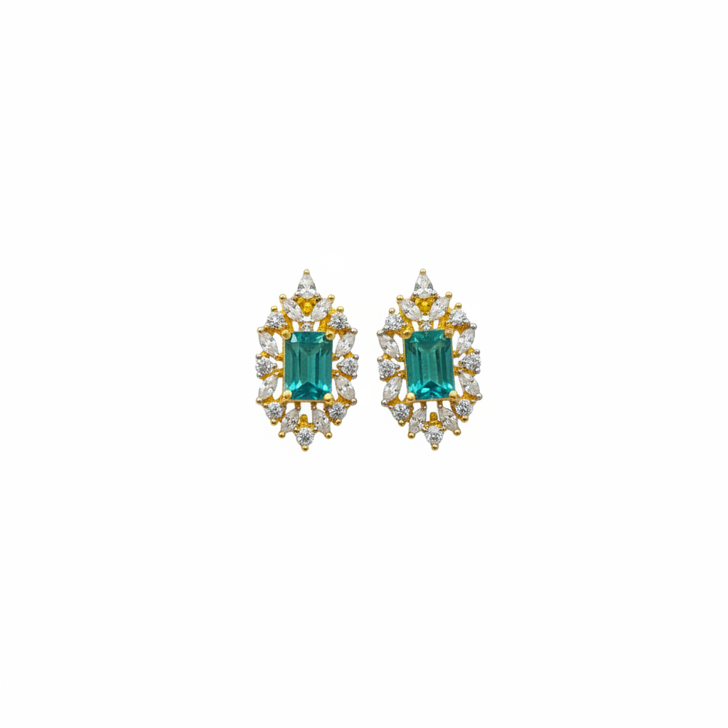 Teal White BG