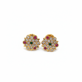 Temple Jewelry Earrings - White Background