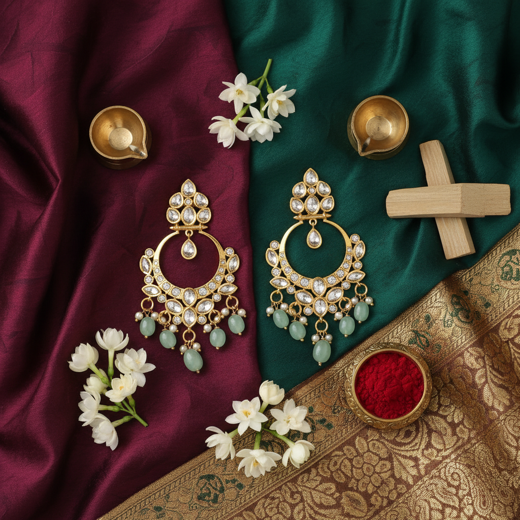 Temple Jewelry Flat Lay - Cultural Context