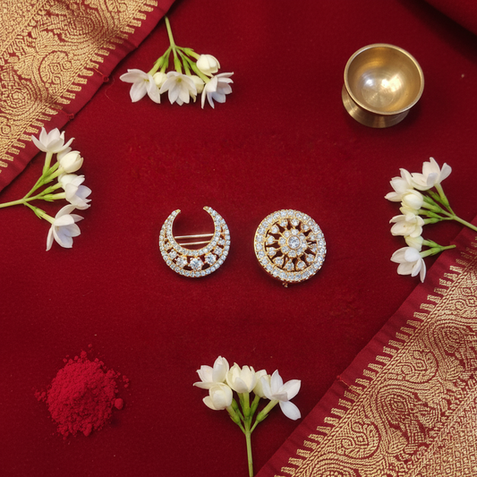 Temple jewelry flat lay with cultural elements