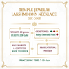 Temple Jewelry Specification Card