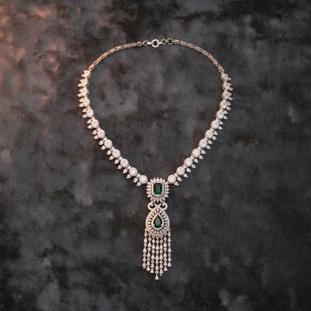 Temple Necklace Lifestyle Flat-lay