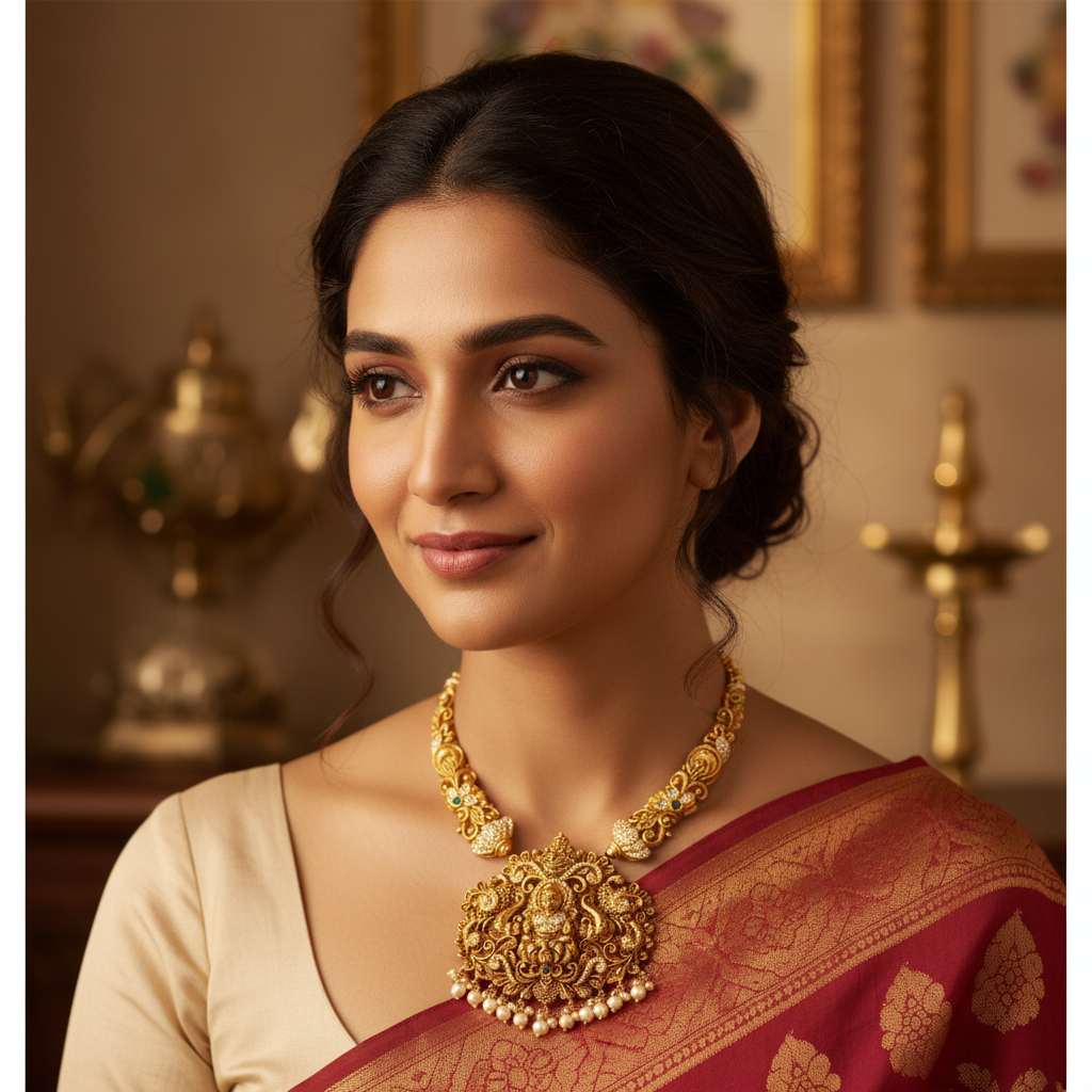 Temple Necklace Lifestyle Image