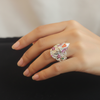 Temple Ring on Hand