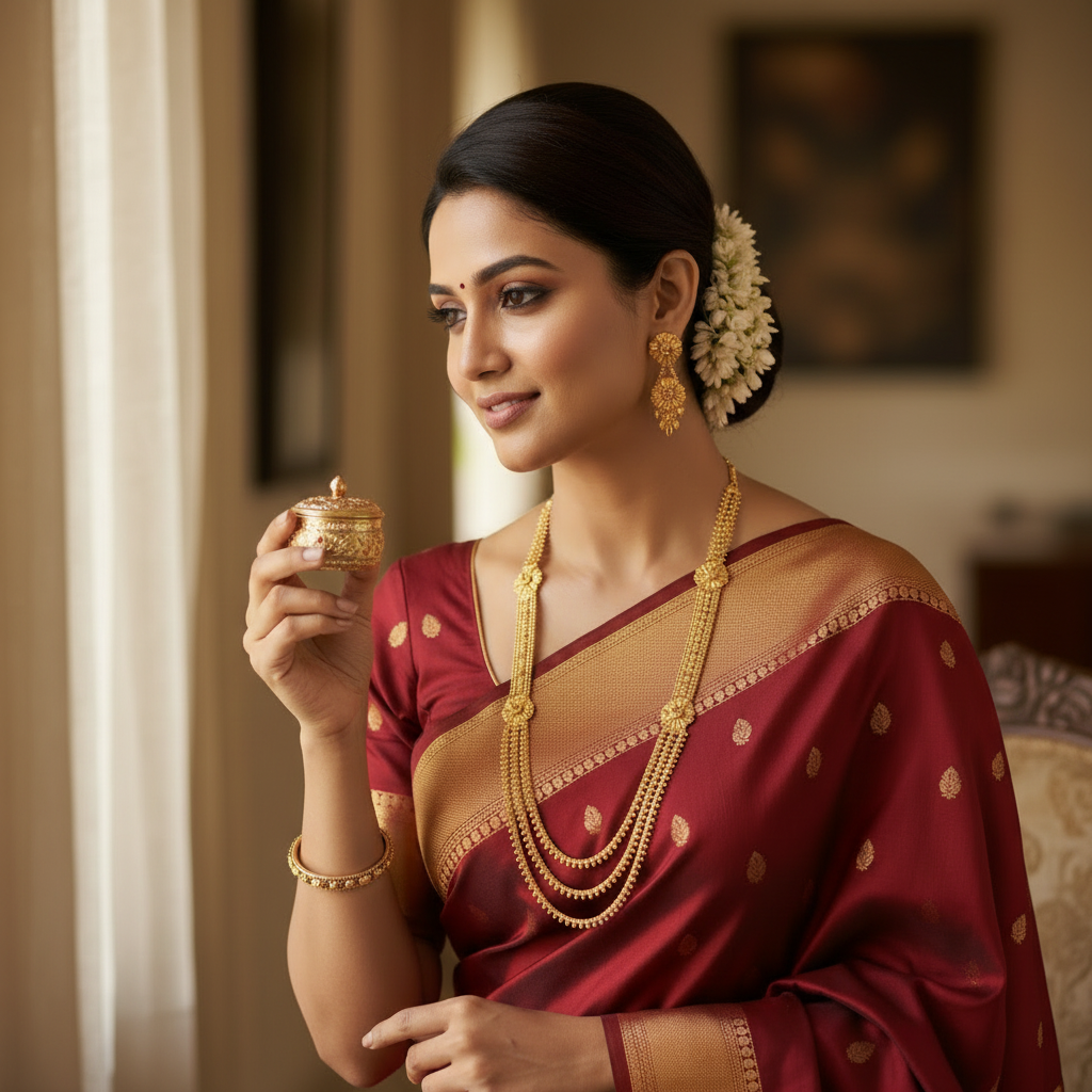 Three-Strand Necklace Lifestyle Image