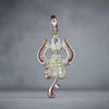 Trishul Silver Pendant,