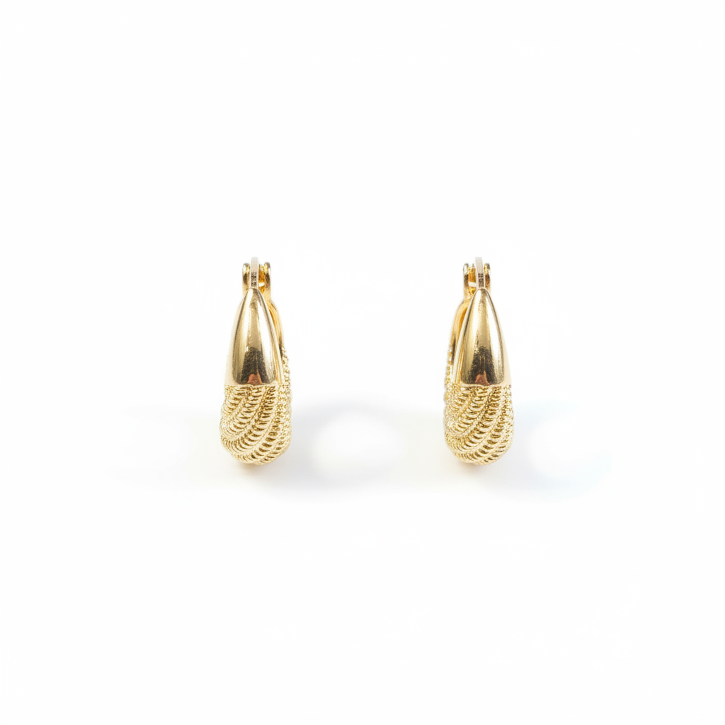 Twisted Rope Hoops - White Background