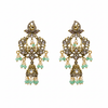 Victorian Kundan Chandbali Jhumka 