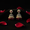 Victorian Polki Kundan Jhumka - Lifestyle Shot