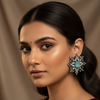 Victorian Starburst AD Stud - Turquoise