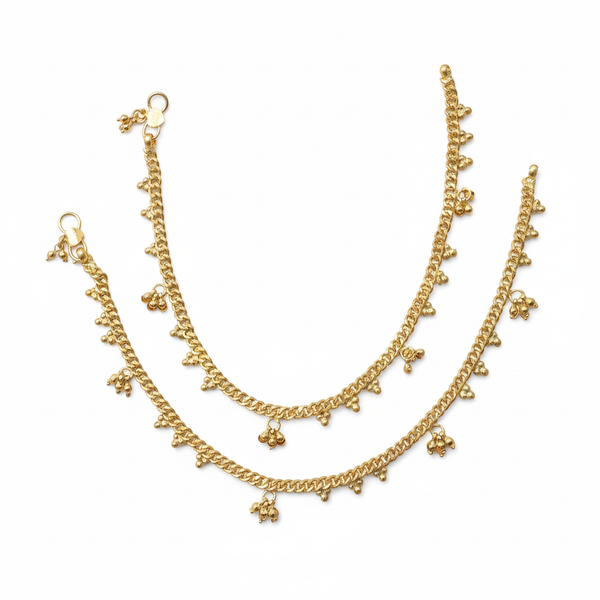 White Background Anklet 1
