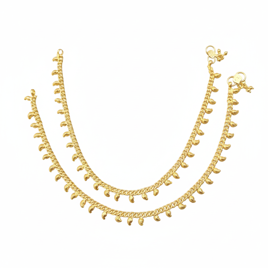 White Background Anklet 3