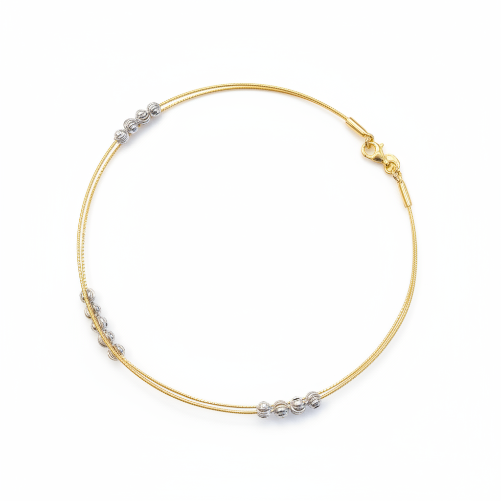 White background bangle