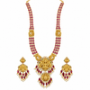White-background jewellery set
