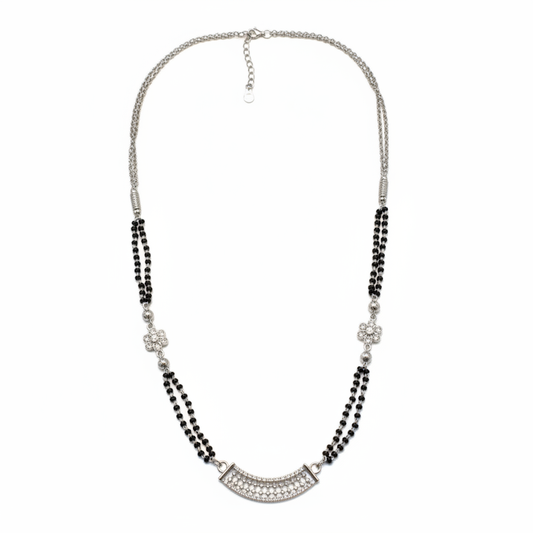 White background mangalsutra