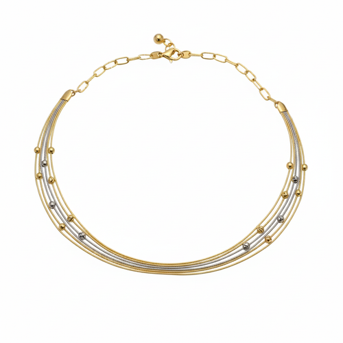 White background necklace image 2