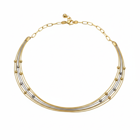 White background necklace image 2