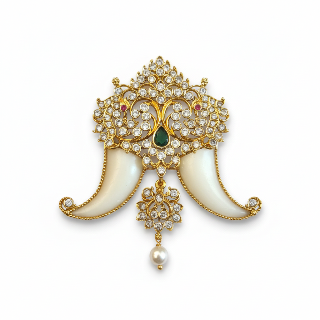 White background version of Antique Puligoru Lockets