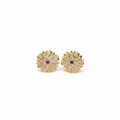 White background version of Panchaloha Kammalu Studs