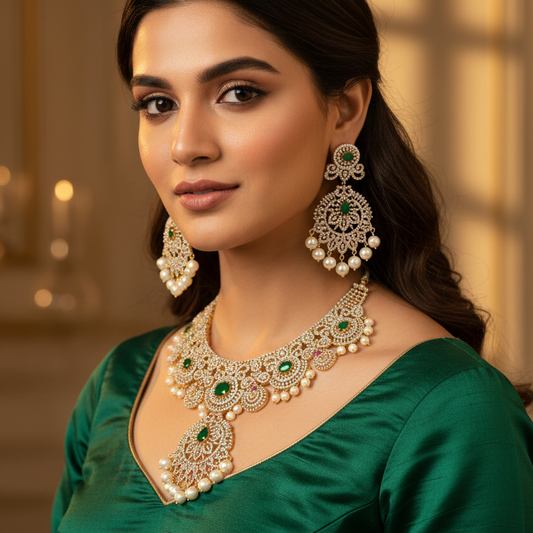 Woman Wearing Necklace - Lifestyle 2
