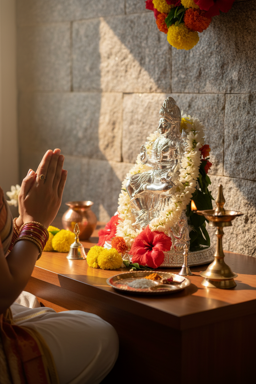 Worship Scene with Product