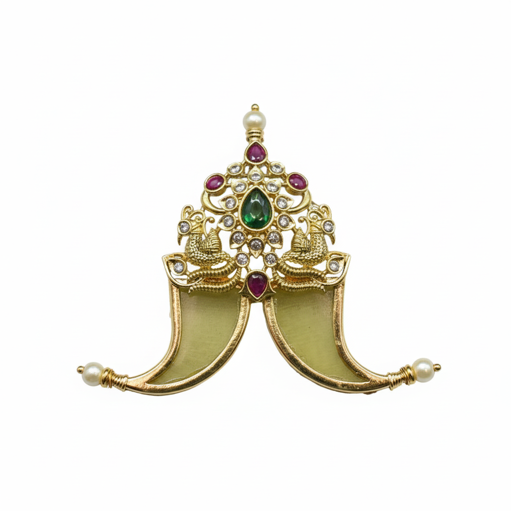 Zircon Puligoru Locket - White Background