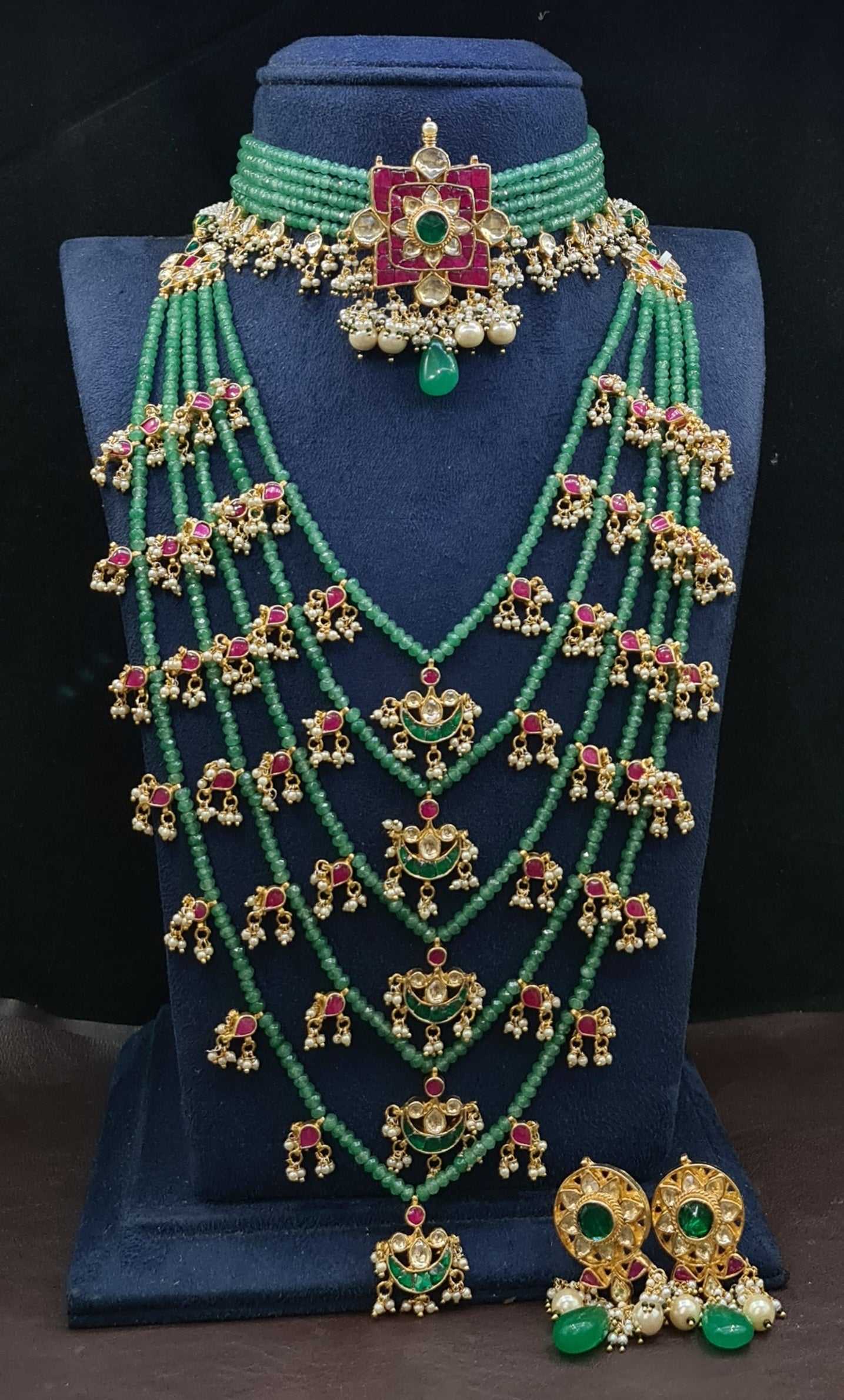 Kundan Choker With Panchlada