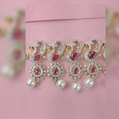 Mayuri American Diamonds Chain Vaddanam By Asp Fashion Jewellery