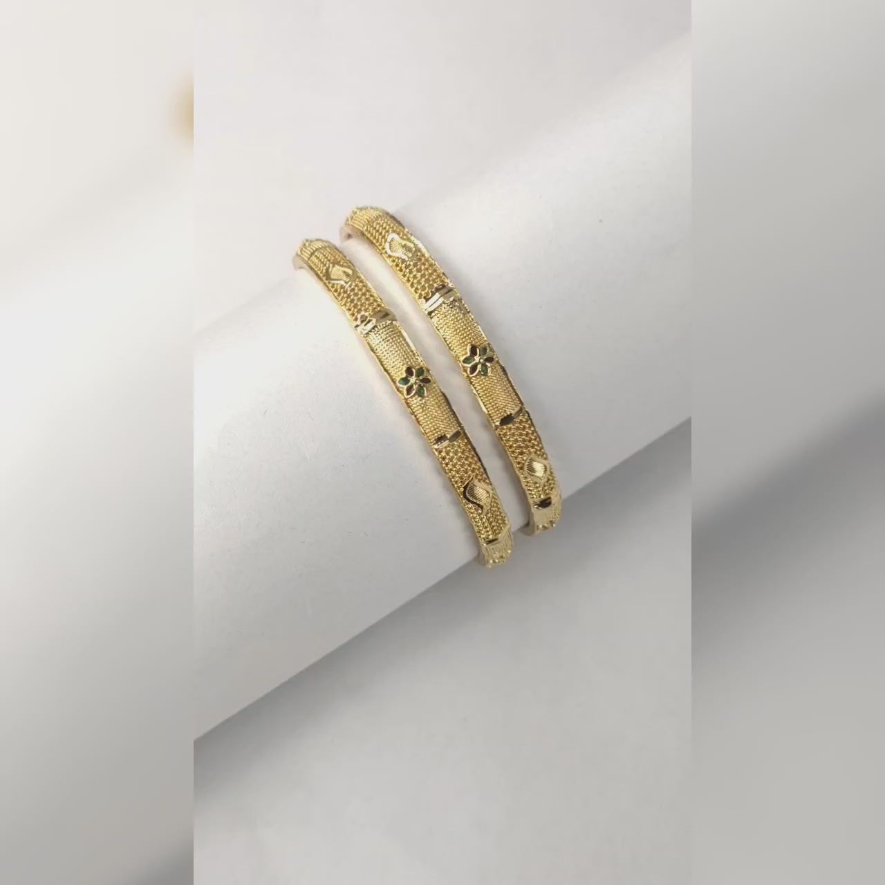 Asp daily wear gold plated bangles