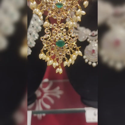 Uncut American Diamond Necklace Set By Asp Fashion Jewellery