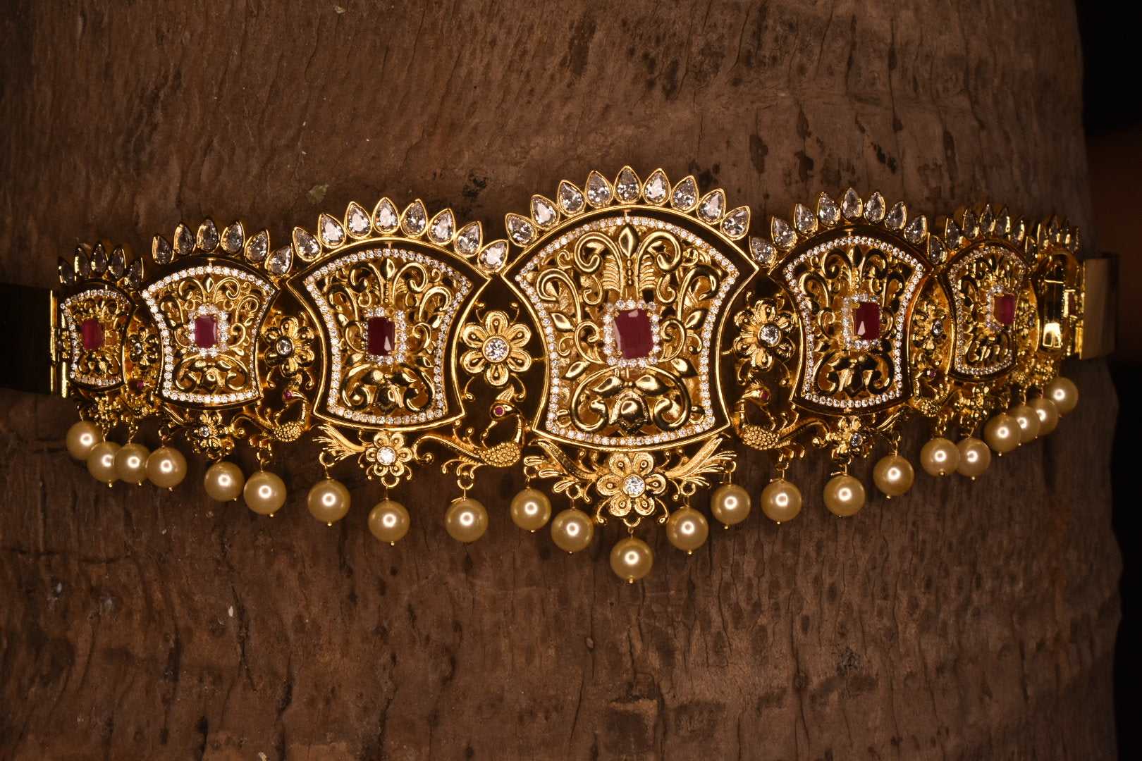 Rotating  2 in 1 Nakshi vaddanam By Asp Fashion Jewellery 