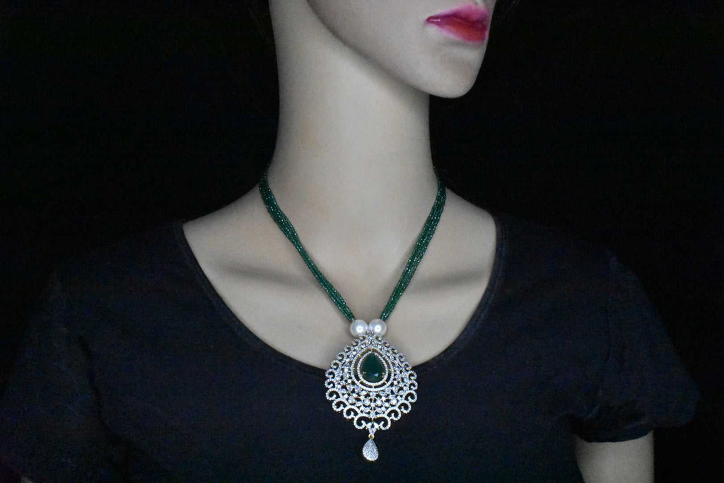 American Diamonds pendant set