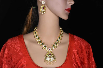 One Gram Gold Ram parivaar Necklace set