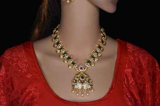 One Gram Gold Ram parivaar Necklace set
