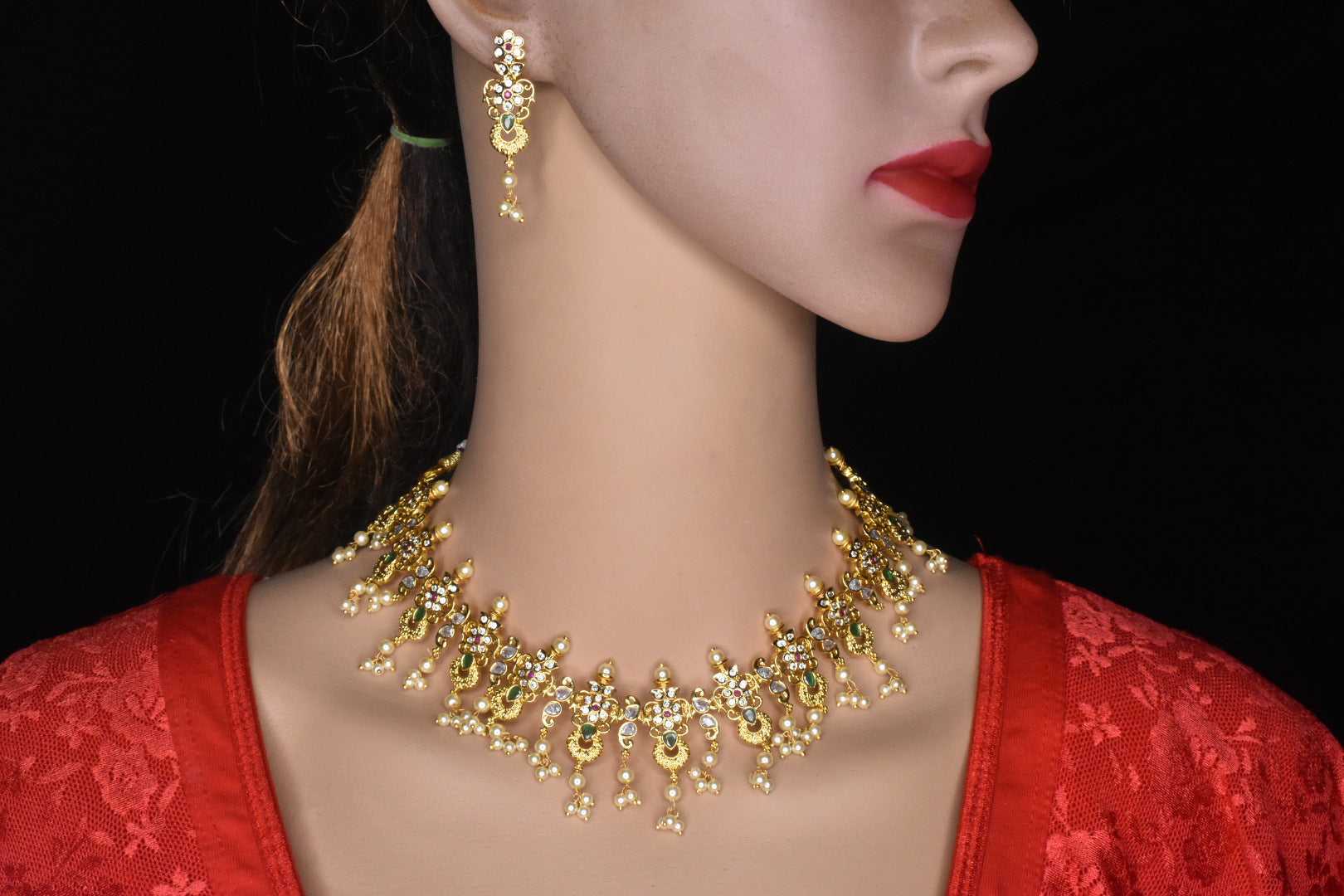 Beautiful Gold Plated Guttapussalu Necklaces