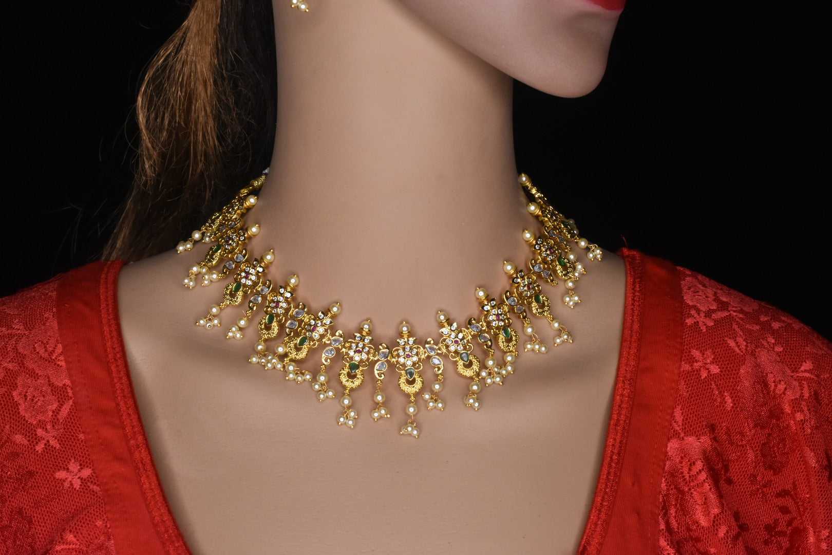 Beautiful Gold Plated Guttapussalu Necklaces