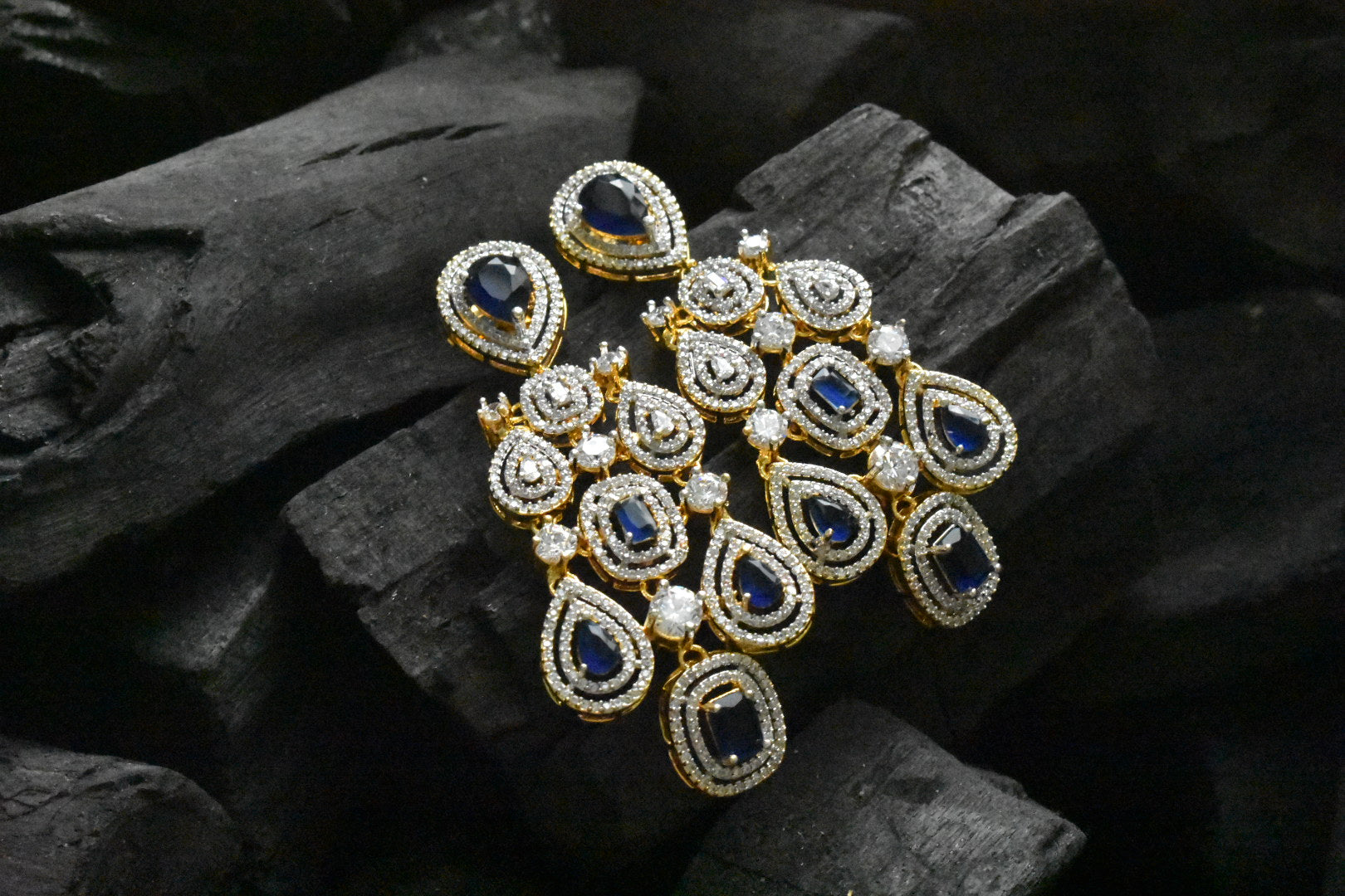 Blue Sapphire Earrings