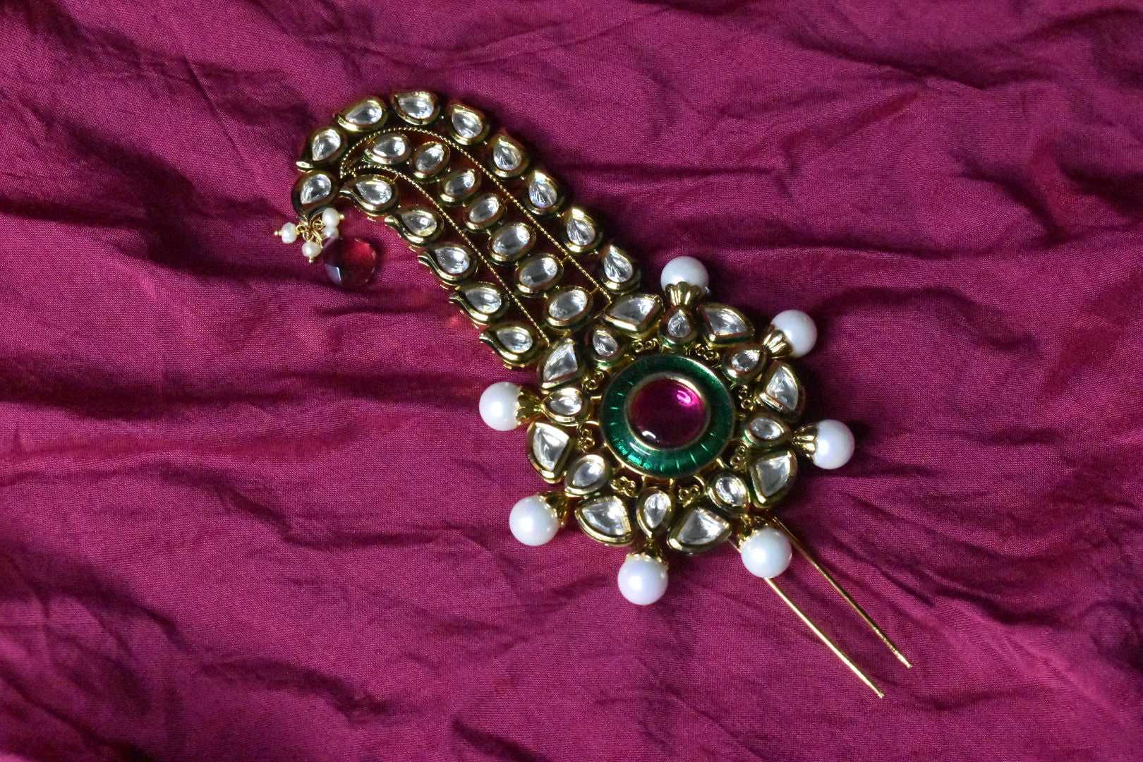 One Gram Gold Kundan kalangi For Groom By Asp Fashion Jewellery