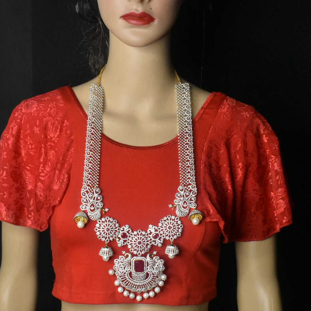 Finely Crafted American Diamonds Necklace Set