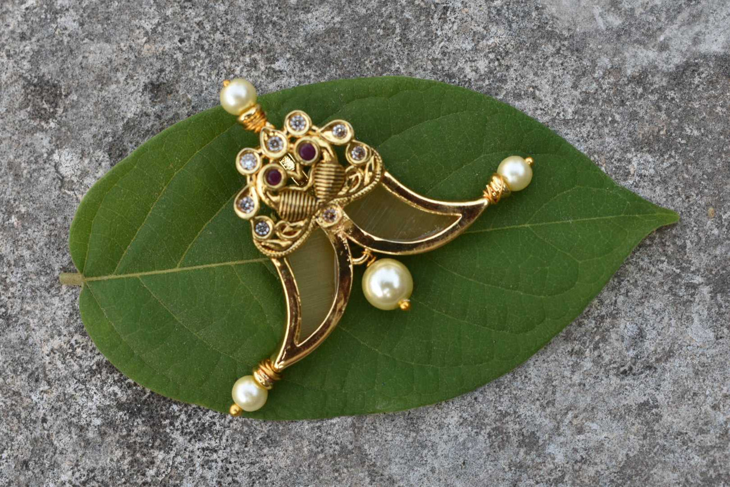 One gram gold puligoru pendant for kid's