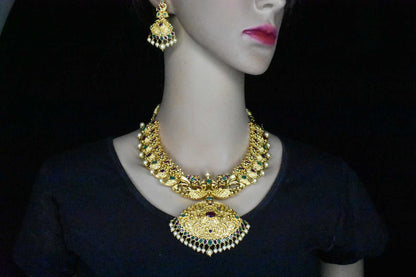 Grand One Gram Gold Bridal Mango Mala